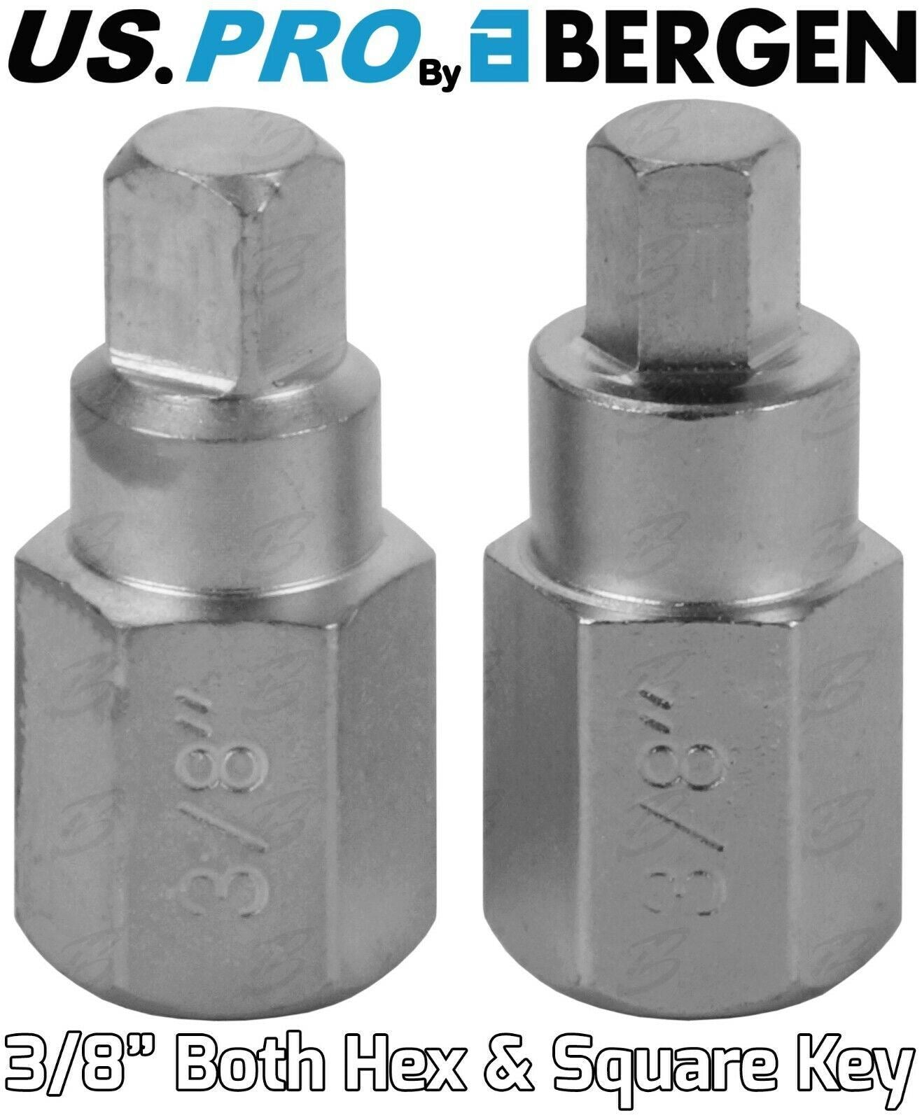 US PRO 12PCS 3/8" DRIVE DRAIN PLUG KEY SET