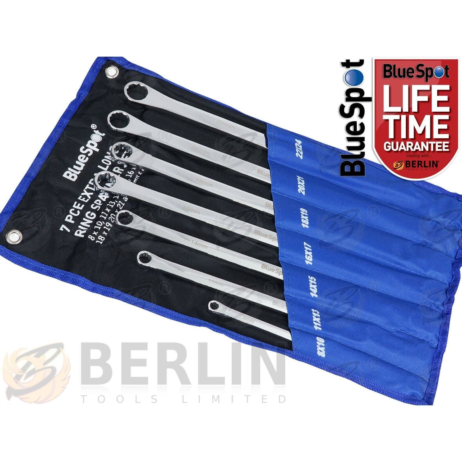 BlueSpot 7 Piece Extra Long Aviations Spanners 8mm - 24mm ( 04305 )