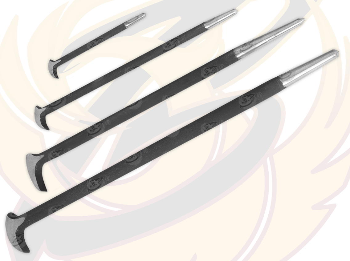 Siegen 4 Piece Heel & Toe Pry Bars ( Podger Bars ) S0640