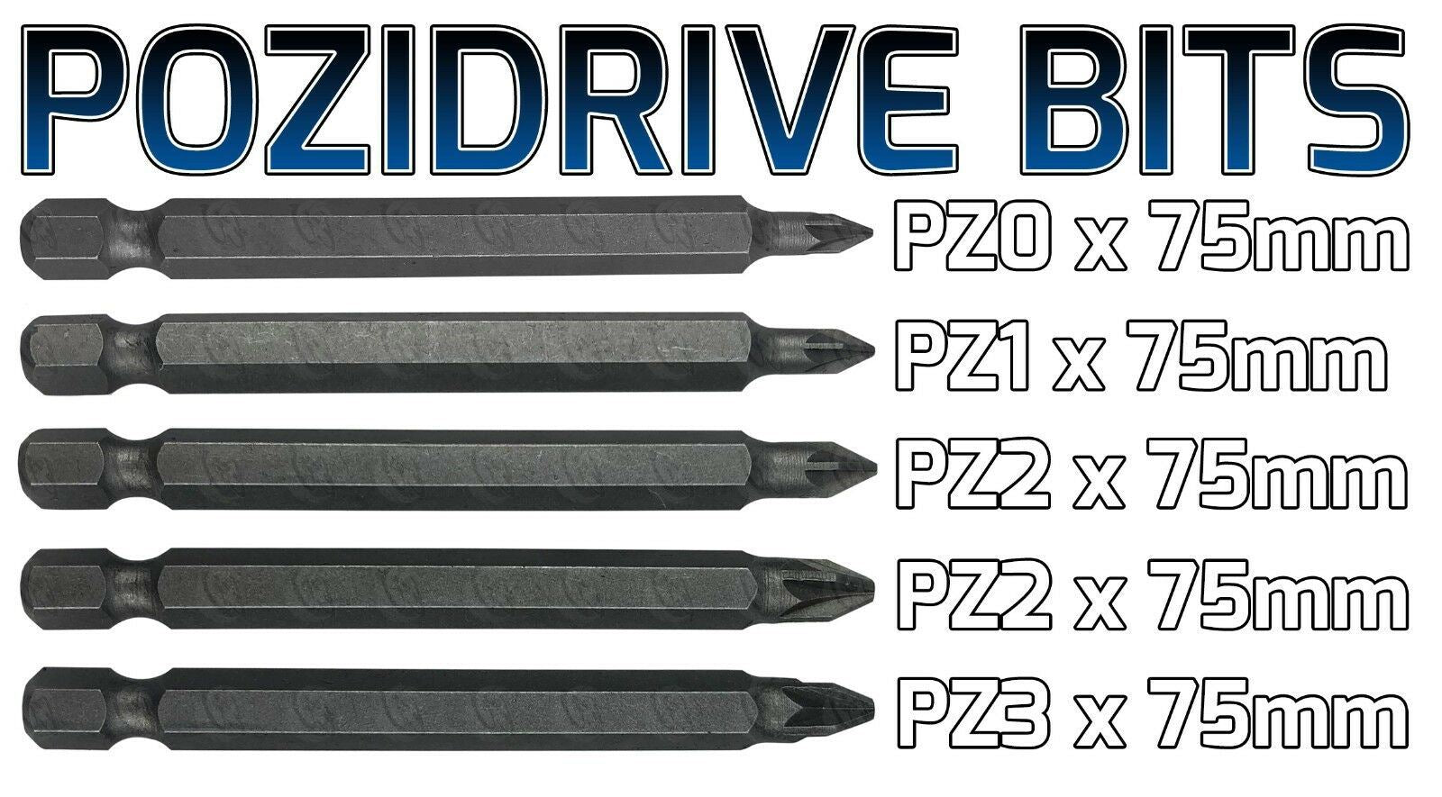 BLUESPOT 36CS 75MM POWER BIT SET