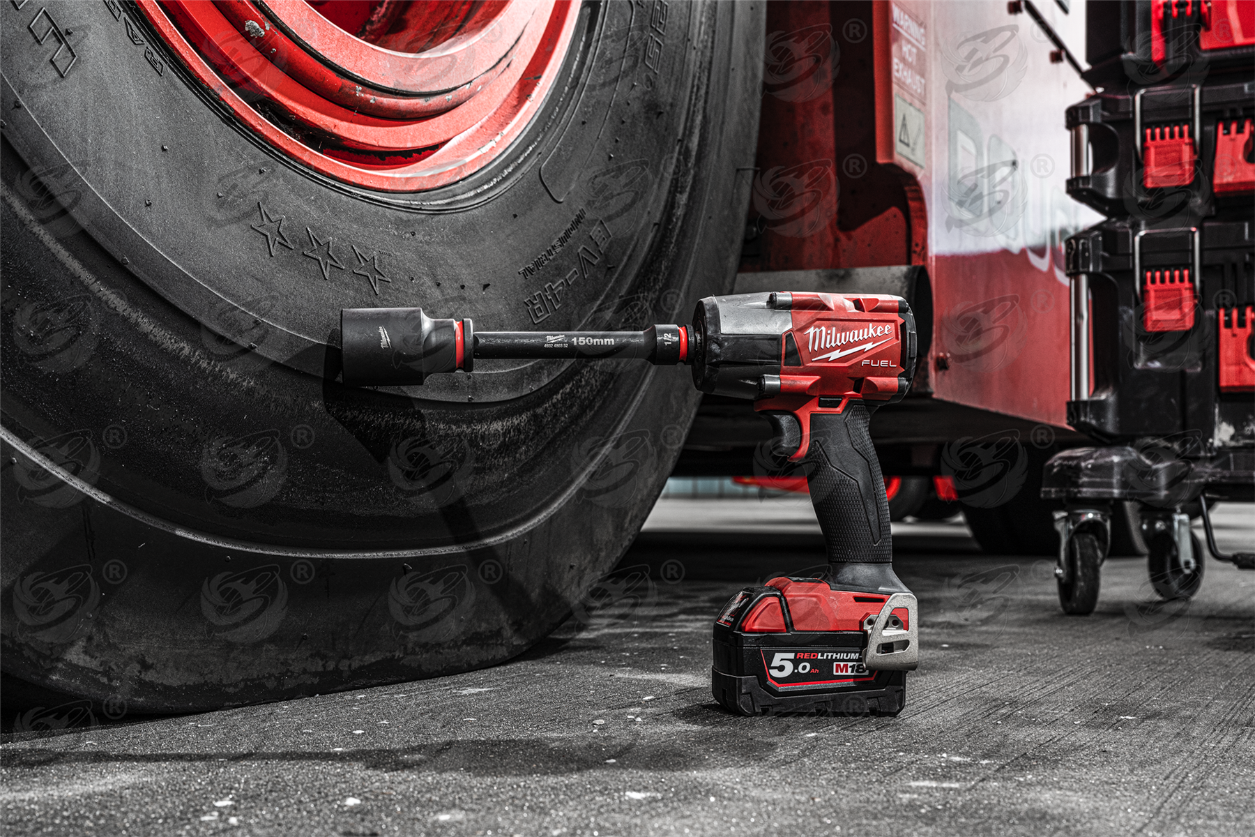 Milwaukee 15mm 1/2" Drive 6 Point Deep Impact Socket ( Single ) ( 4932480333 )