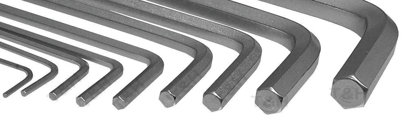 US Pro 9 Piece Extra Long Ball End Hex Key Set H1.5 - H10 2234