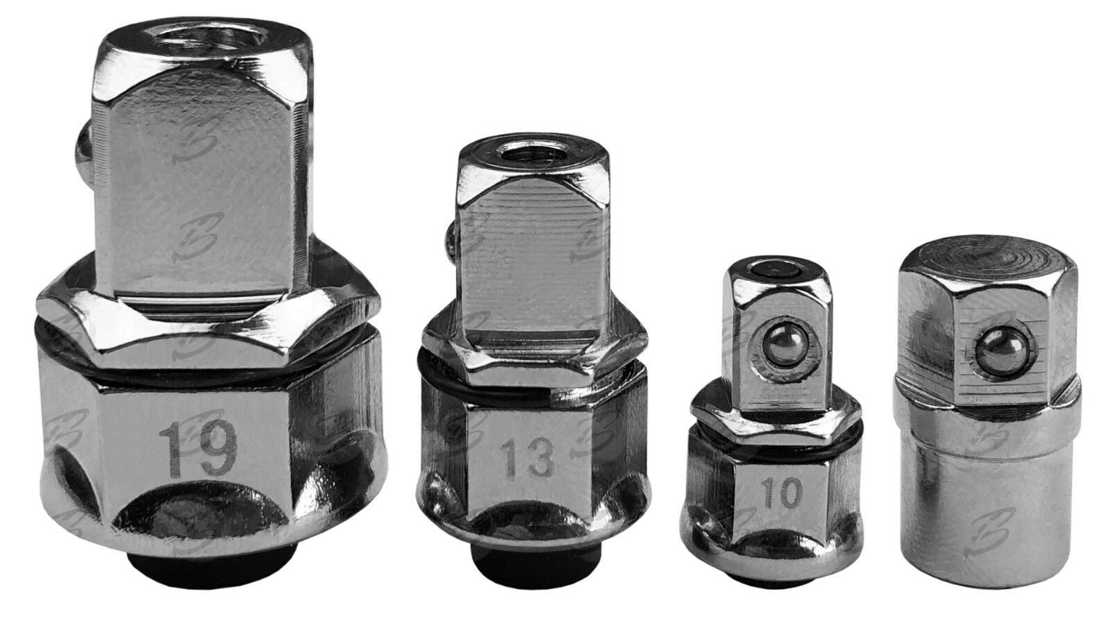 US PRO 10PCS DOUBLE RING EXTRA LONG RATHCET AVIATION SPANNERS 8MM - 19MM