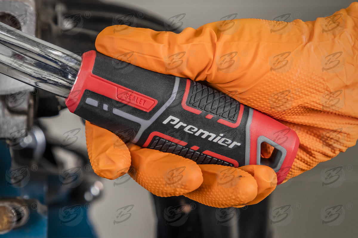 SEALEY 3PCS 1/4" & 3/8" & 1/2" DRIVE 72 TOOTH CURVED RATCHET HANDLE SET