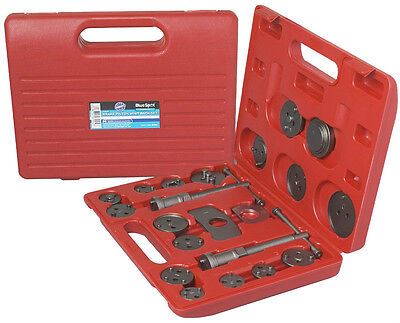 BlueSpot 21 Piece Brake Caliper Piston Wind Back Tool Kit Left & Right Hand Rewind Tool Set 07904