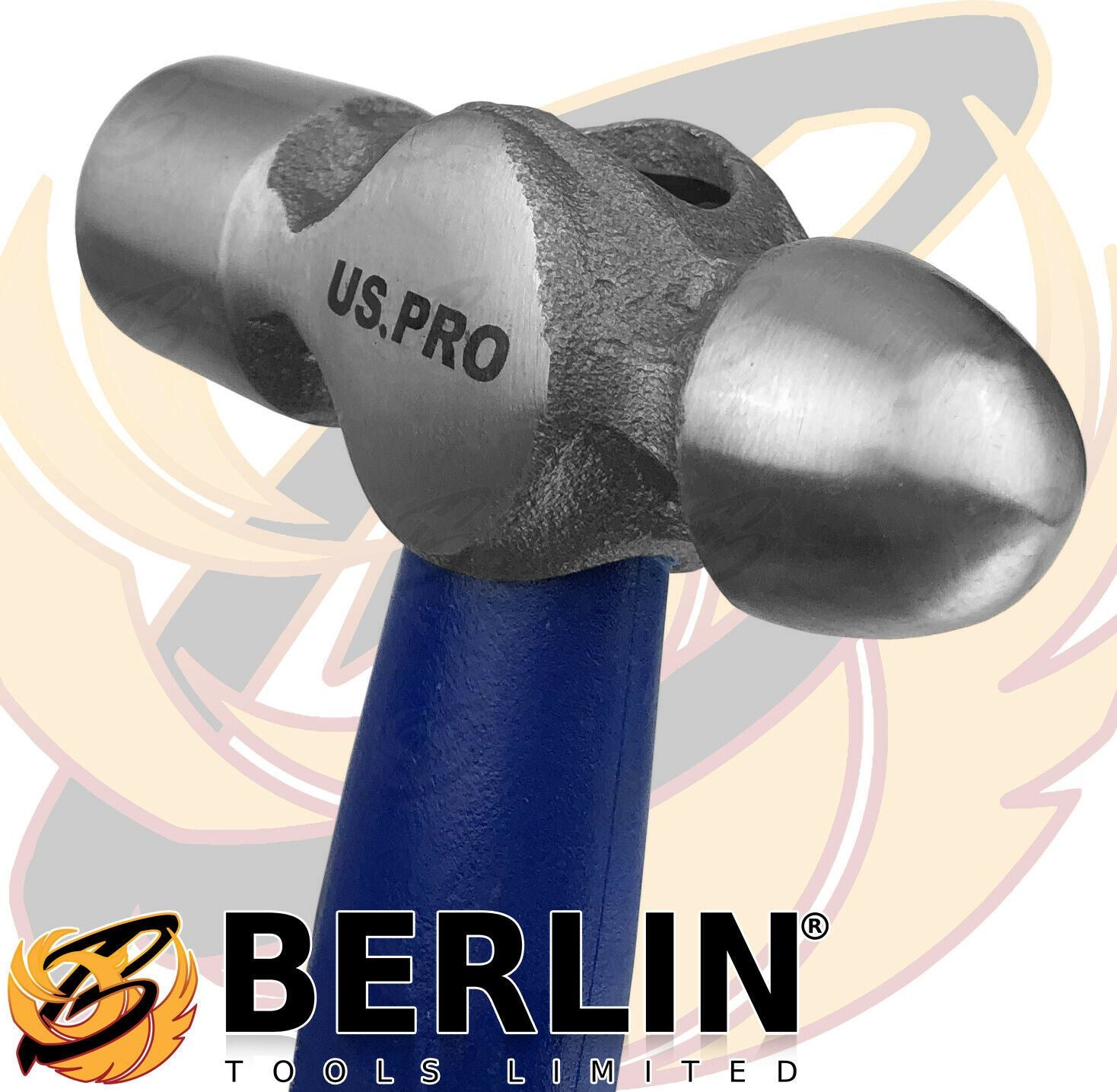 US PRO 2PCS BALL PEIN HAMMERS 16OZ - 32OZ