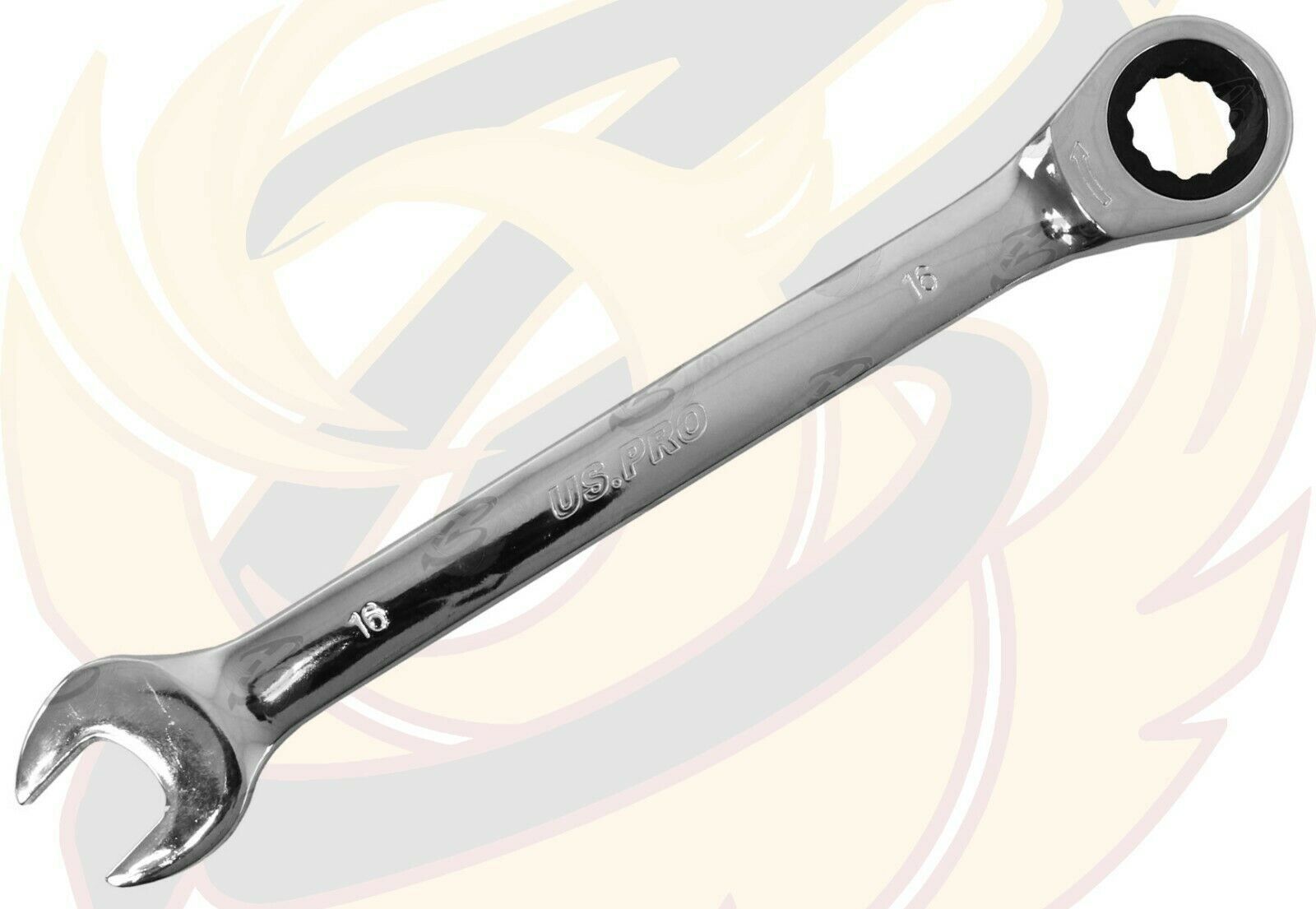 US PRO 16MM 72 TOOTH RATCHET SPANNER