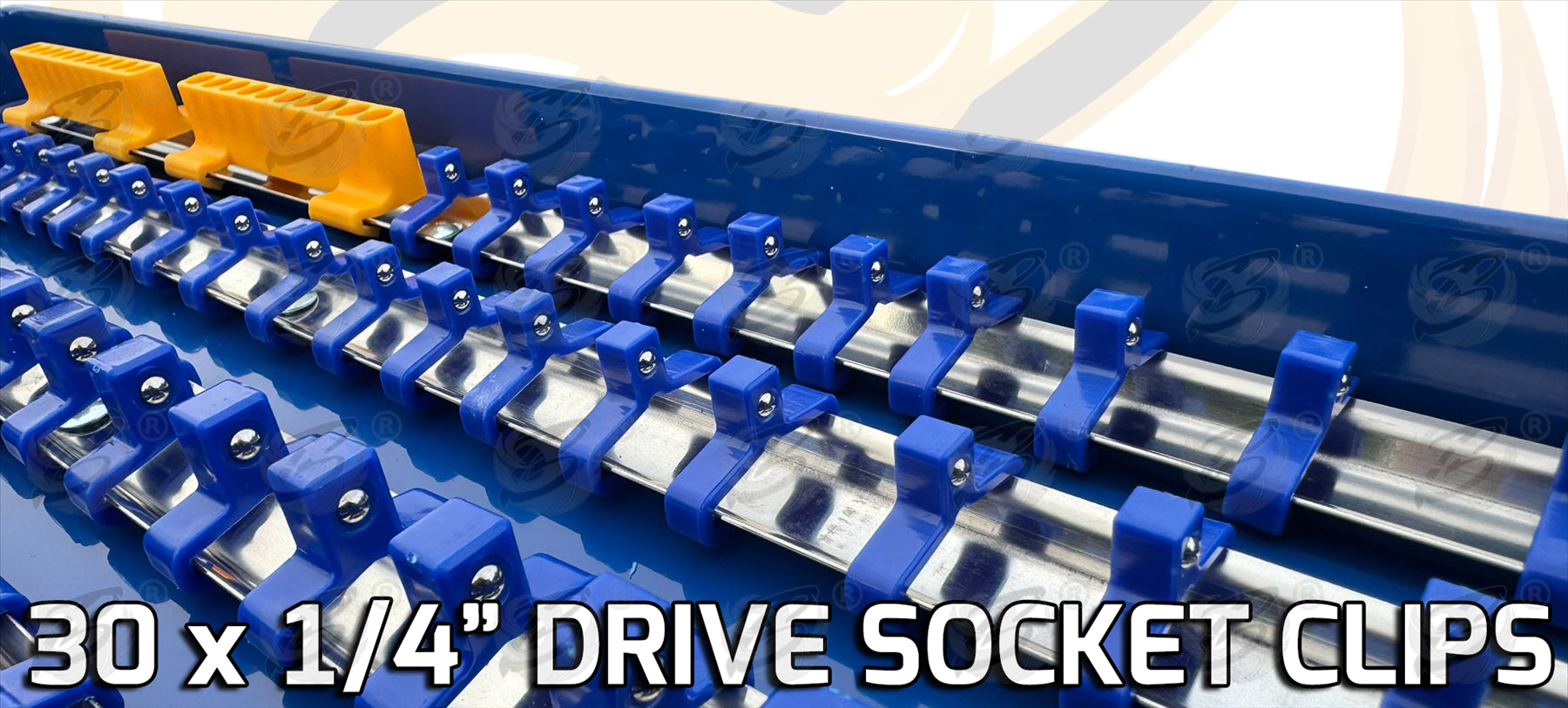 US PRO 110 CLIP & BIT 1/4" & 3/8" & 1/2" DRIVE SOCKET RAILS