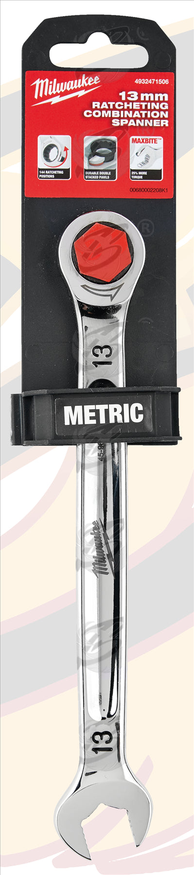 MILWAUKEE 13MM 144 TEETH MAXBITE RATCHET SPANNER