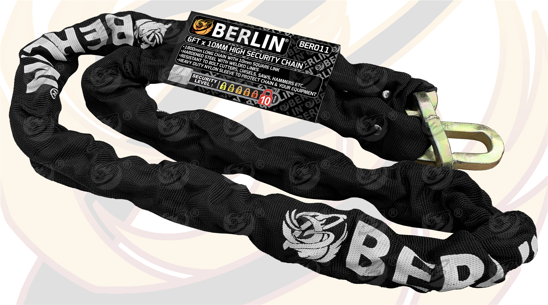 Berlin Tools 6 Foot Long 10mm Links Security Chain ( BER011 )