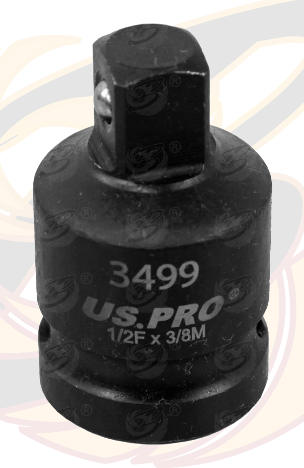 US Pro Impact Socket Adaptors 1/2" Drive Down To 3/8" Drive 3499