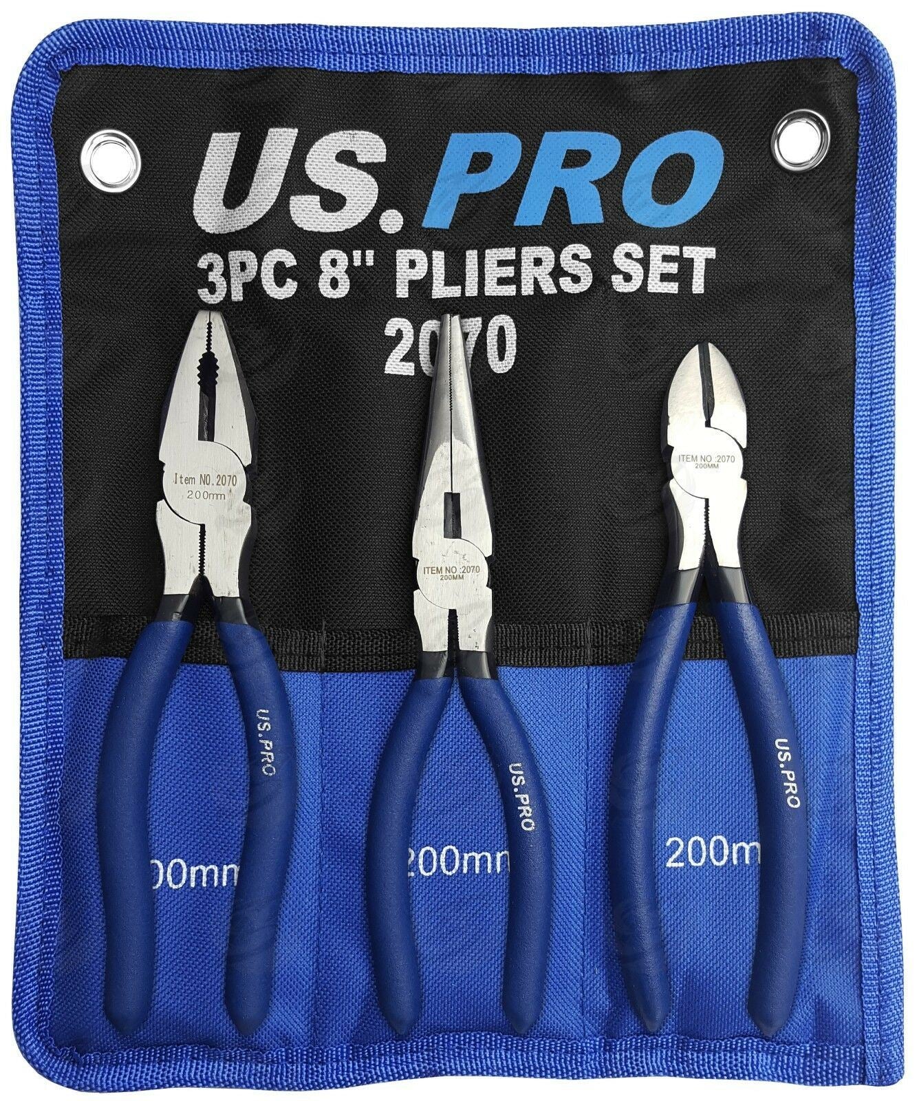 US PRO 3PCS PLIERS SET