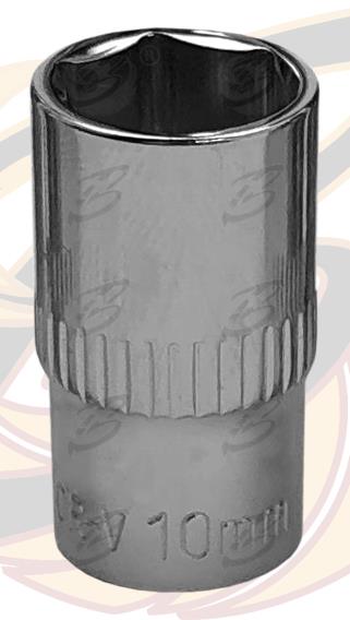 US PRO 10MM 1/4" DRIVE 6 POINT SHALLOW SOCKET ( SINGLE )