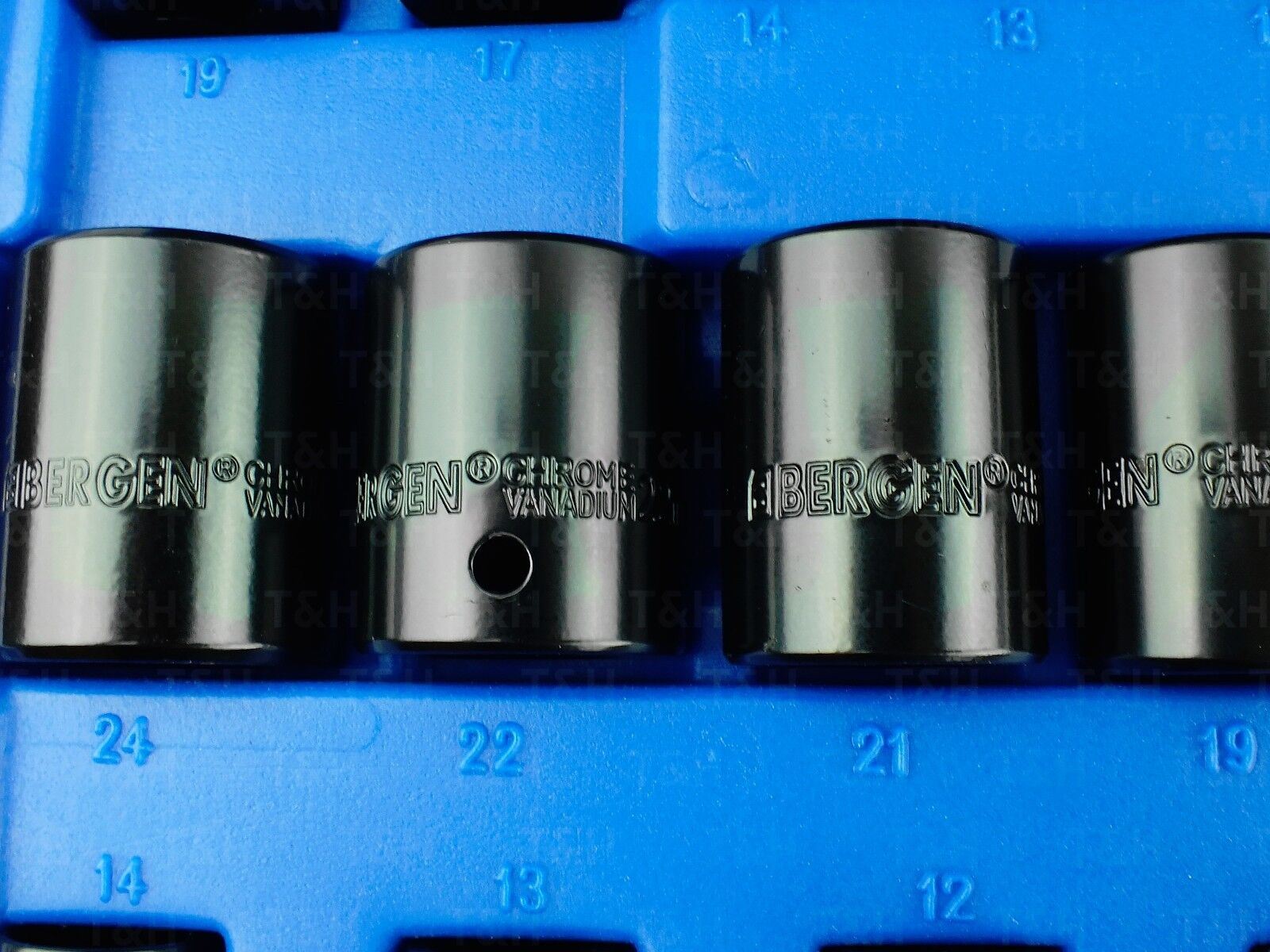 US Pro 37 Piece 3/8" & 1/2" Drive 6 Point Deep & Shallow Metric & Sae Impact Socket 3835