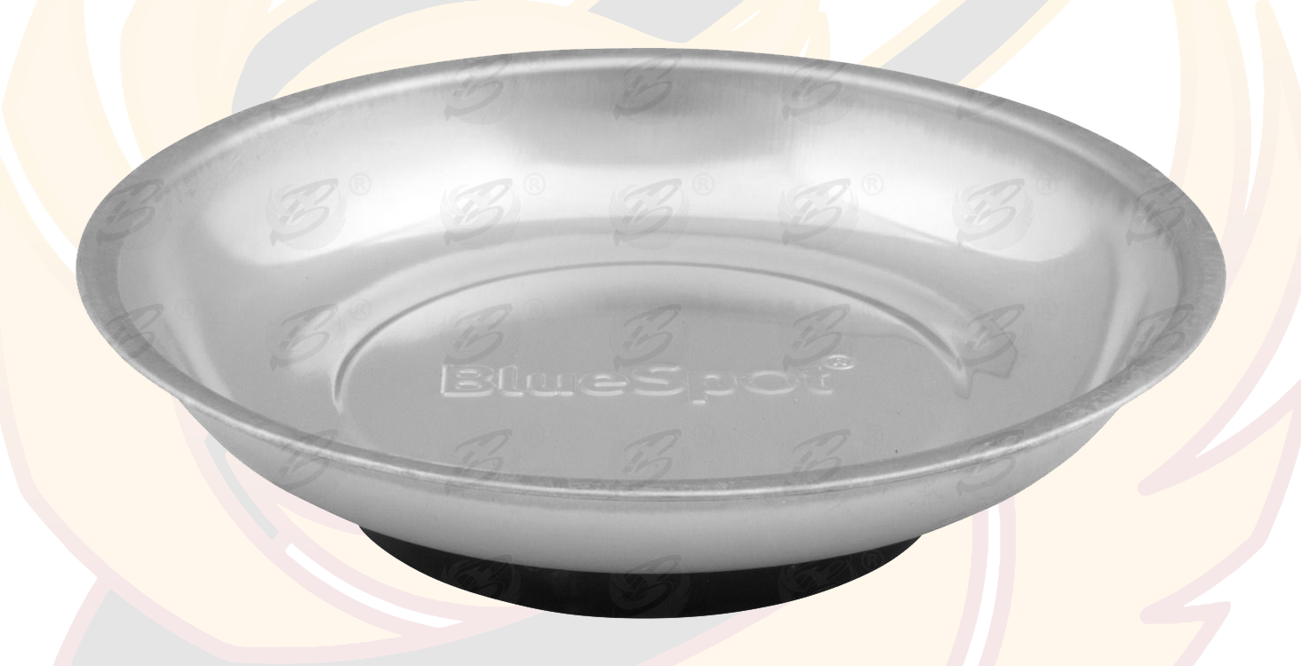 BlueSpot 6" Round Stainless Steel Magnetic Parts Tray ( 07649 )