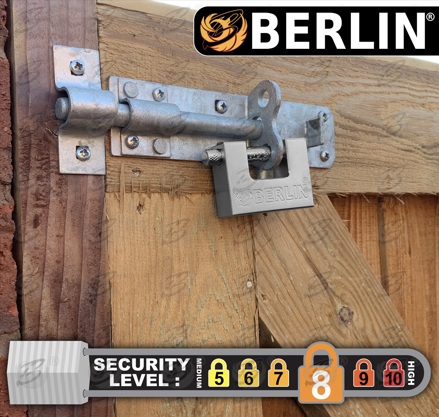 BERLIN 60MM SHUTTER "C" TYPE / CONTAINER PADLOCK