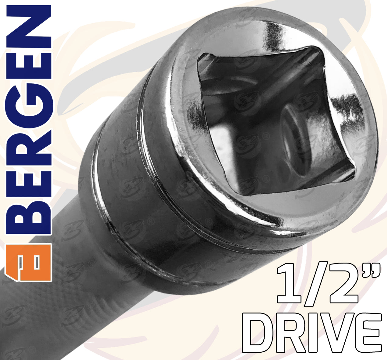 BERGEN 5PCS 1/2" DRIVE EXTRA LONG EXTENSION BARS ( 100MM - 600MM )