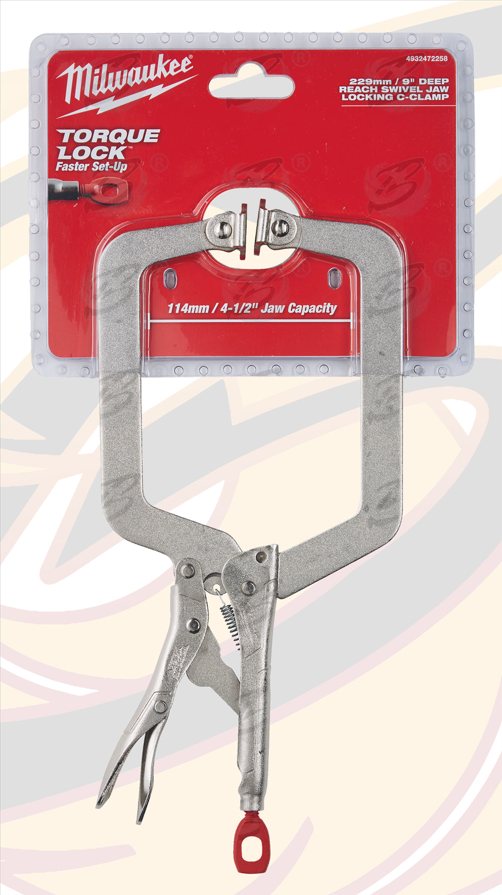 MILWAUKEE 9" DEEP REACH SWIVEL JAW TORQUE LOCK LOCKING PLIERS