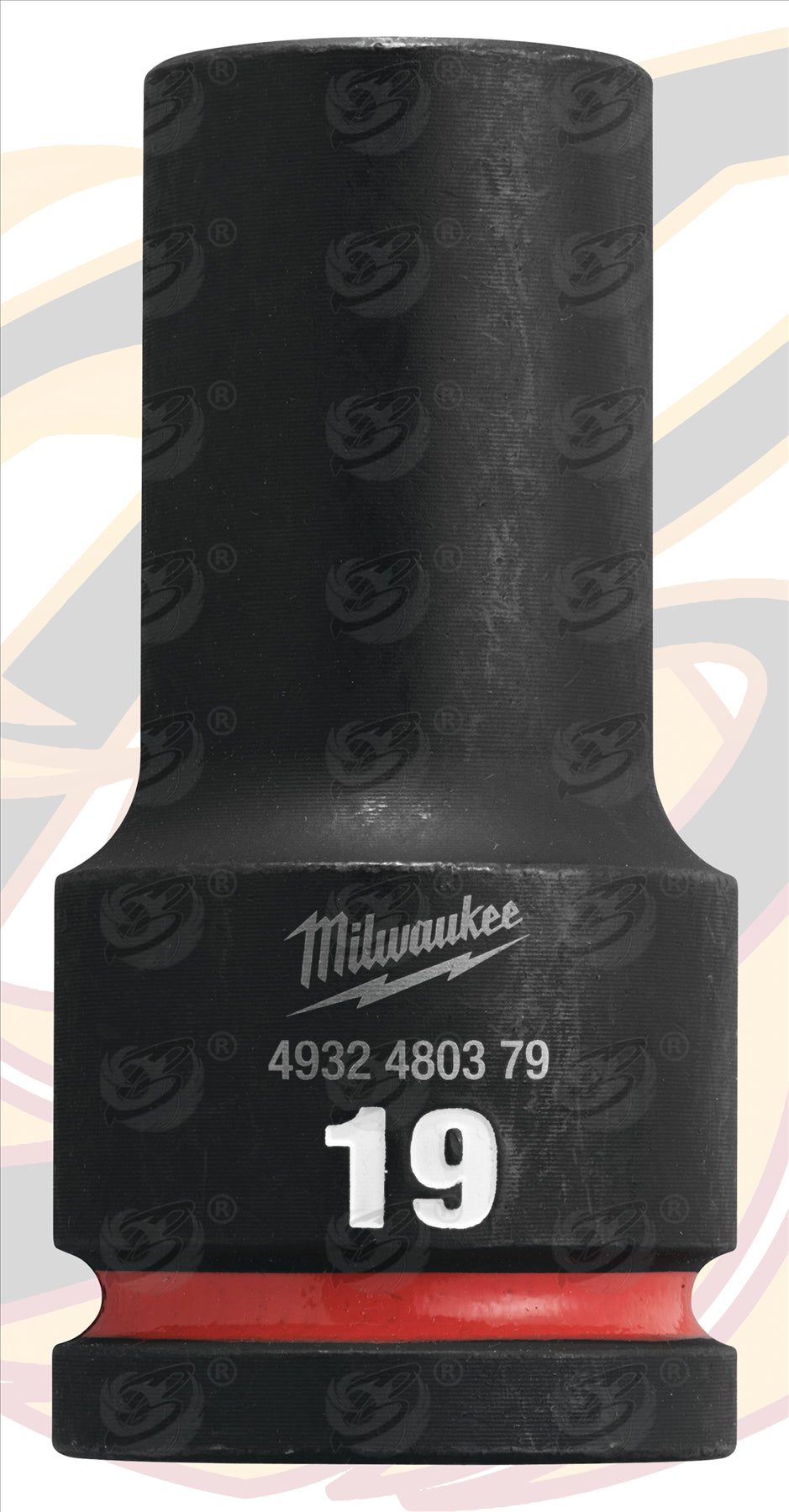 MILWAUKEE 19MM 3/4" DRIVE 6 POINT DEEP IMPACT SOCKET ( SINGLE )