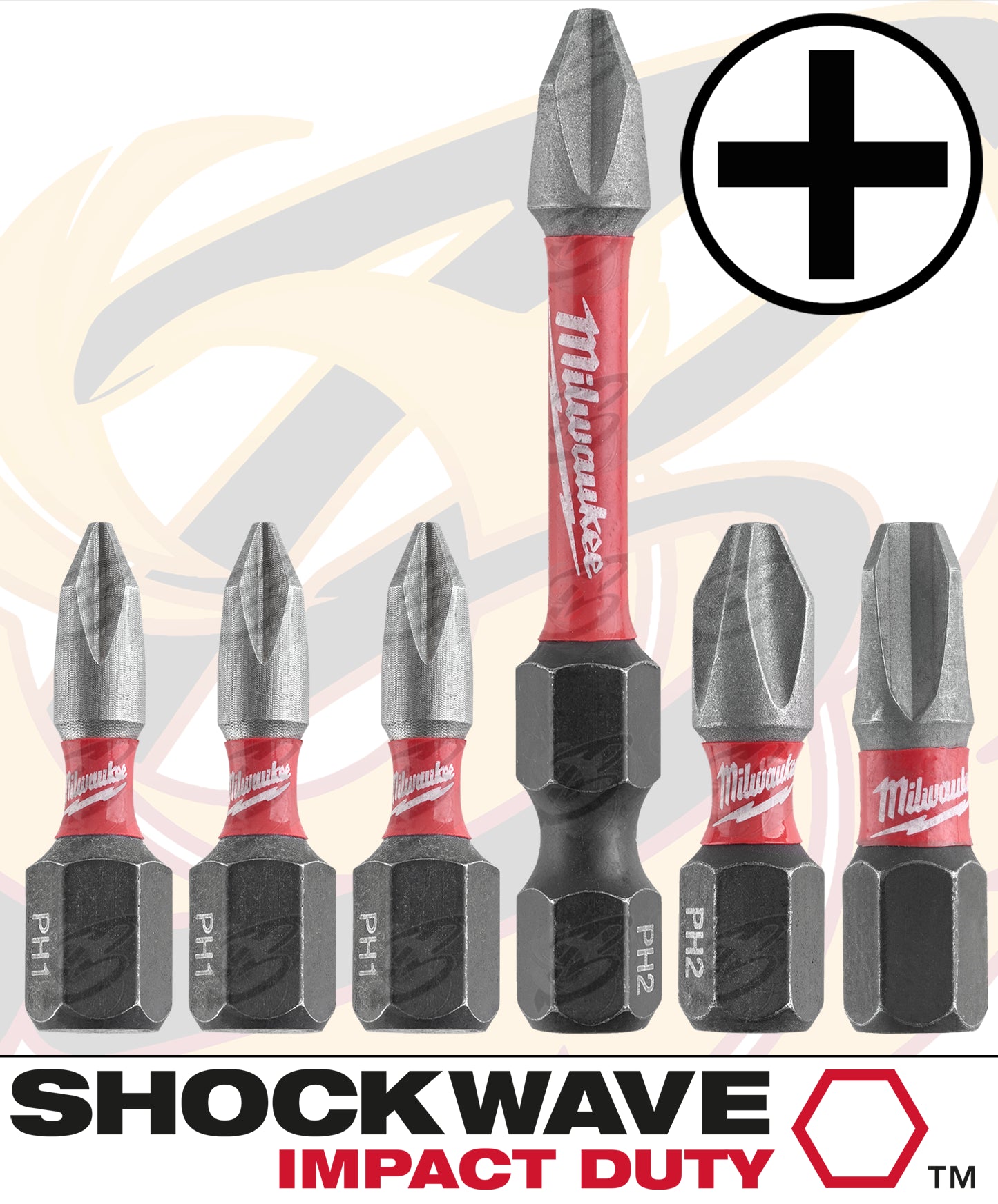 MILWAUKEE 35PCS IMPACT DRILL / DRIVER & NUT DRIVER BIT SET ( SHOCKWAVE IMPACT DUTY )