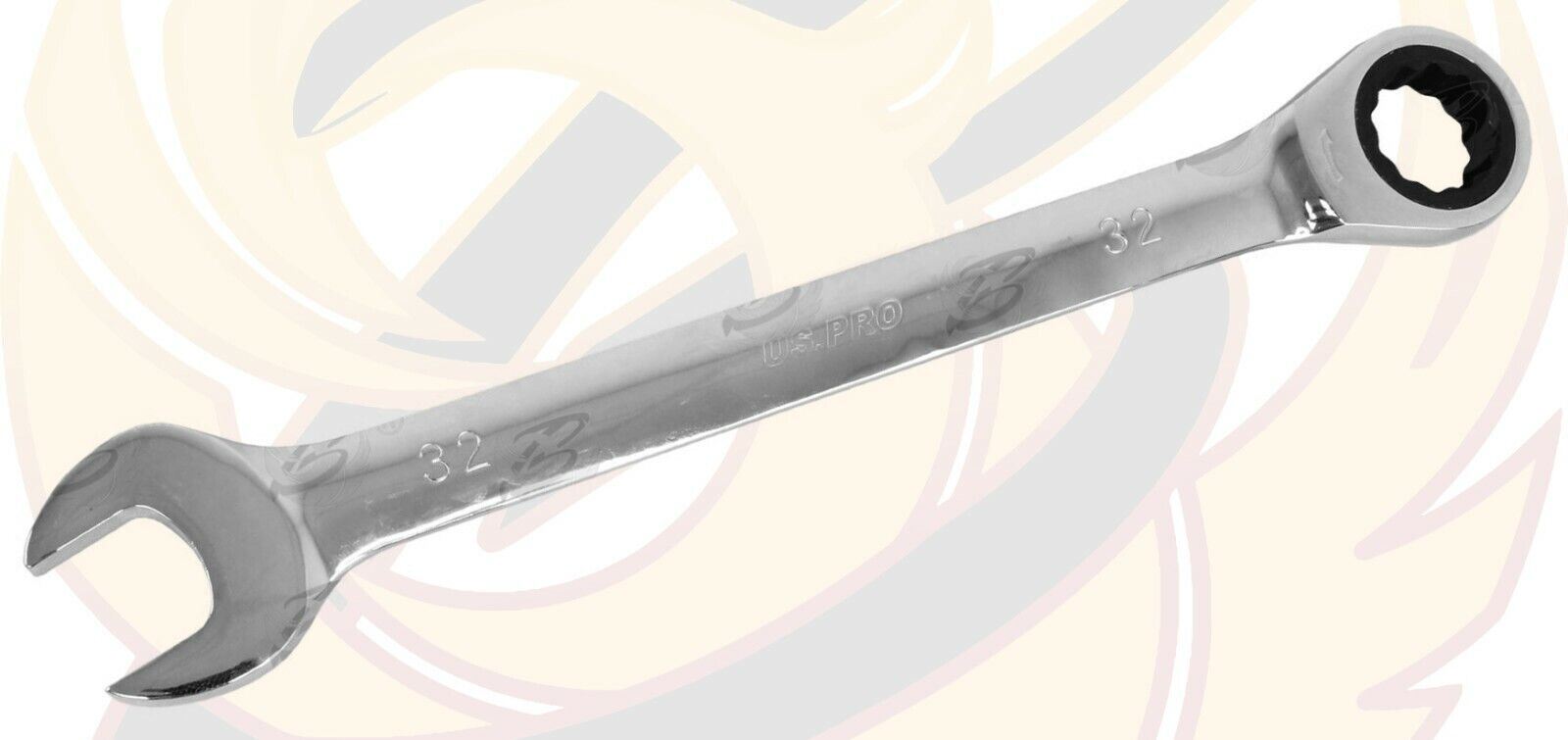 US PRO 32MM 72 TOOTH RATCHET SPANNER