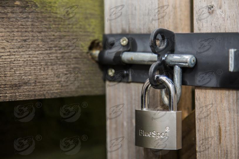 BLUESPOT 50MM SATIN FINSIH PADLOCK