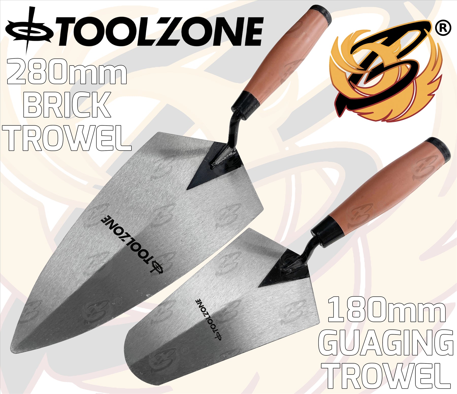 TOOLZONE 5PC BUILDERS TROWEL SET