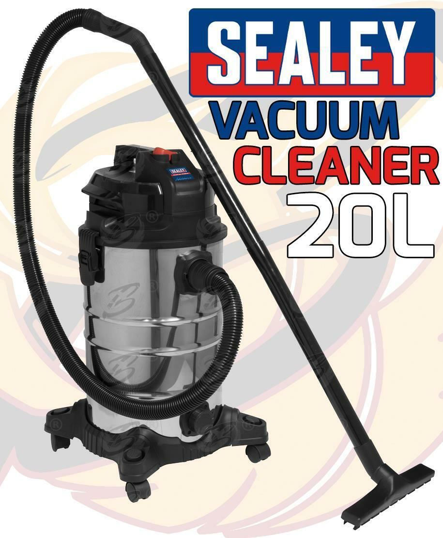 Sealey 30L Wet & Dry Vacuum Cleaner 1000W 230V ( PC30LN )