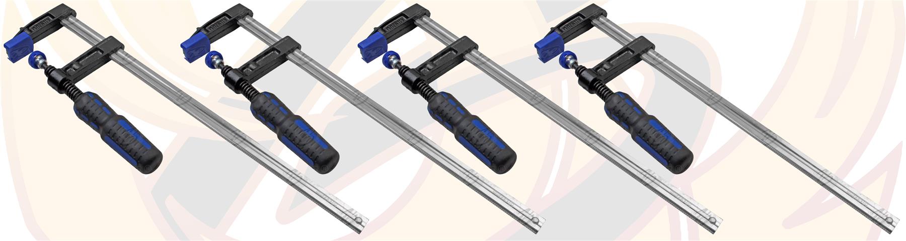 US PRO QUICK SLIDE F CLAMPS 300mm x 50mm ( x 4 )