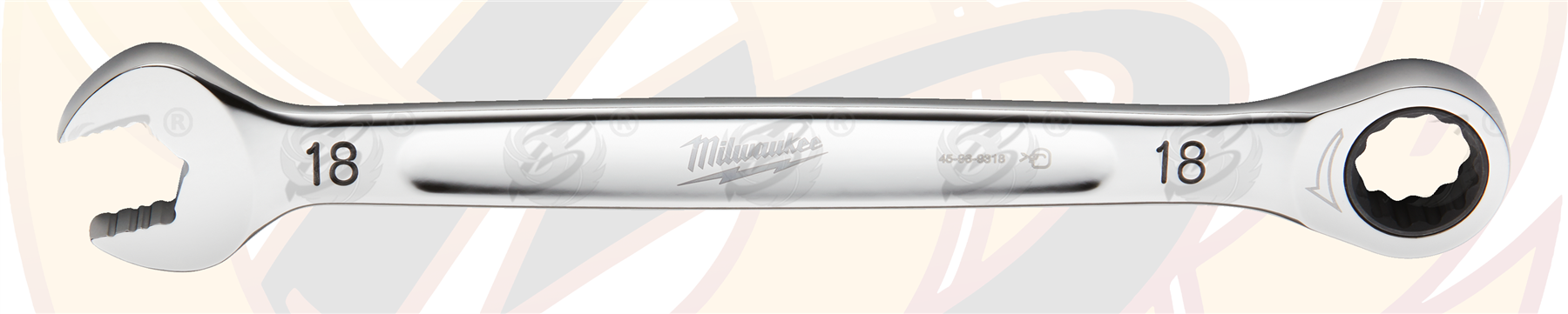 Milwaukee 18mm 144 Teeth Maxbite Ratchet Spanner ( 4932471511 )