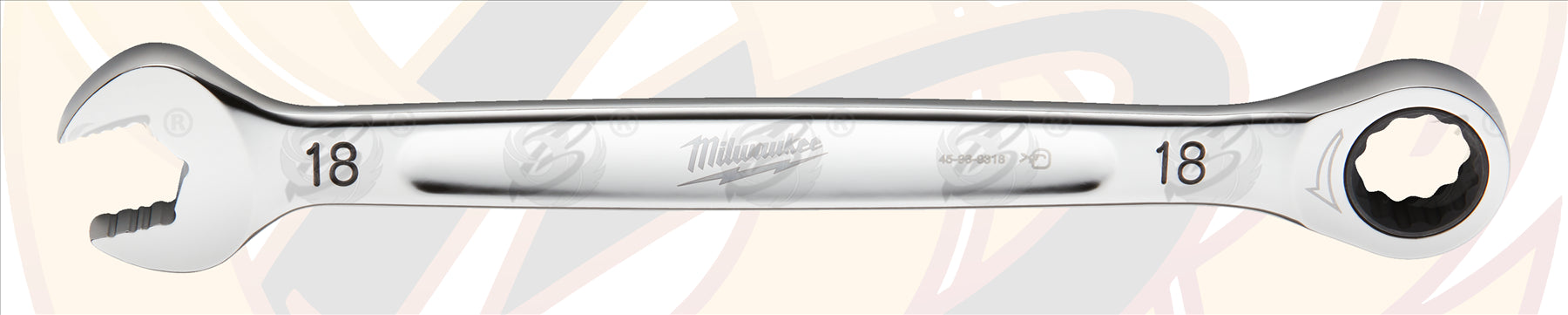 MILWAUKEE 18MM 144 TEETH MAXBITE RATCHET SPANNER