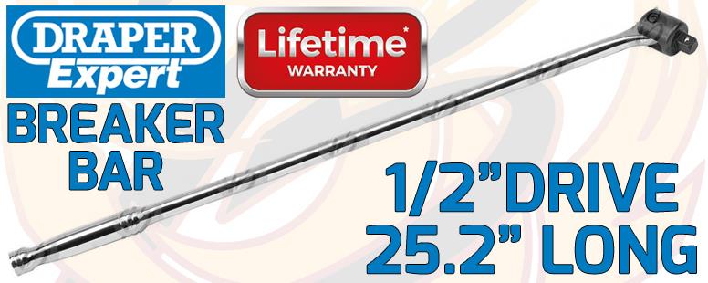DRAPER 1/2" DRIVE 24" LONG BREAKER BAR