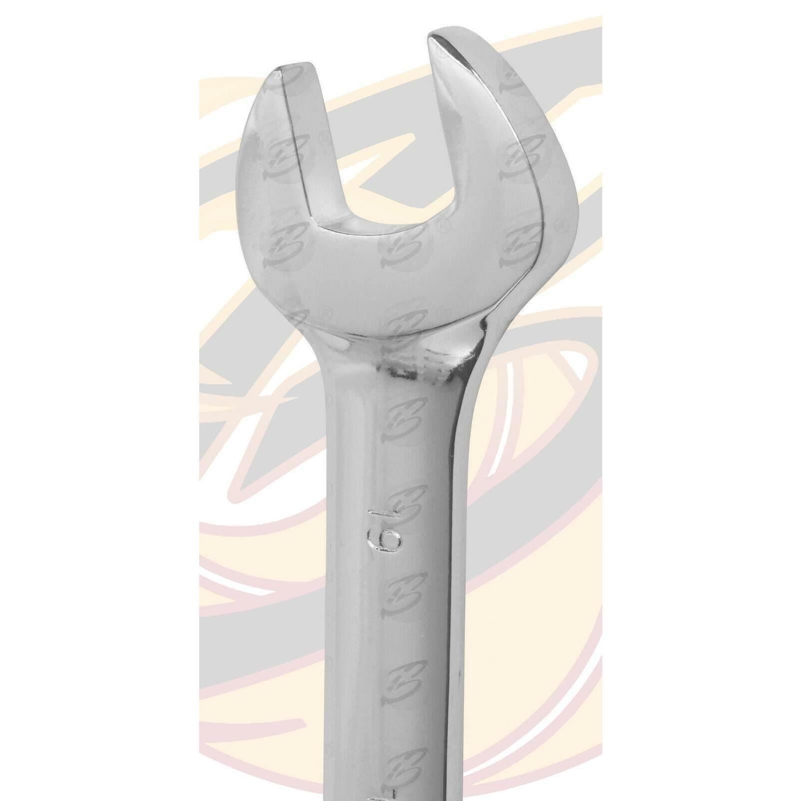 Toolzone 12 Piece Combination Stubby Flexible Ratchet Spanner Set 8mm - 19mm ( SP179 )