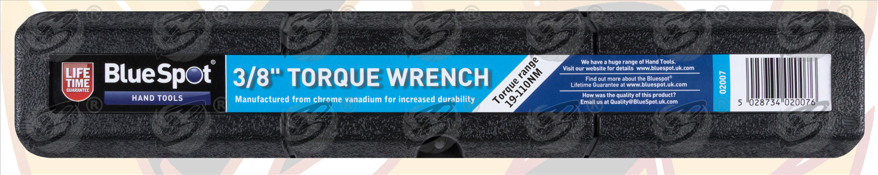 BLUESPOT 3/8" DRIVE CALIBRATED TORQUE WRENCH 19Nm - 110Nm