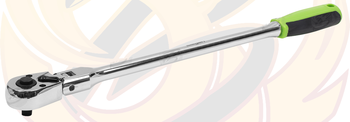 Siegen 1/4" Drive 72 Tooth Extra Long Flexible Ratchet Handle S01257