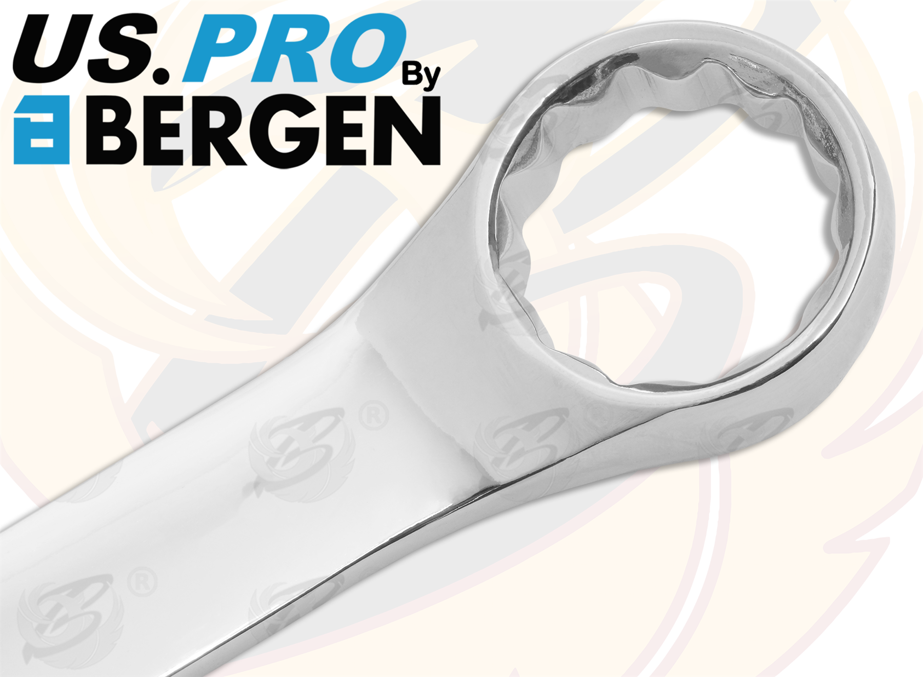 US Pro Combination Spanners Combi Wrench Set 12 Piece 8-19mm Open & Ring End Spanner 3234