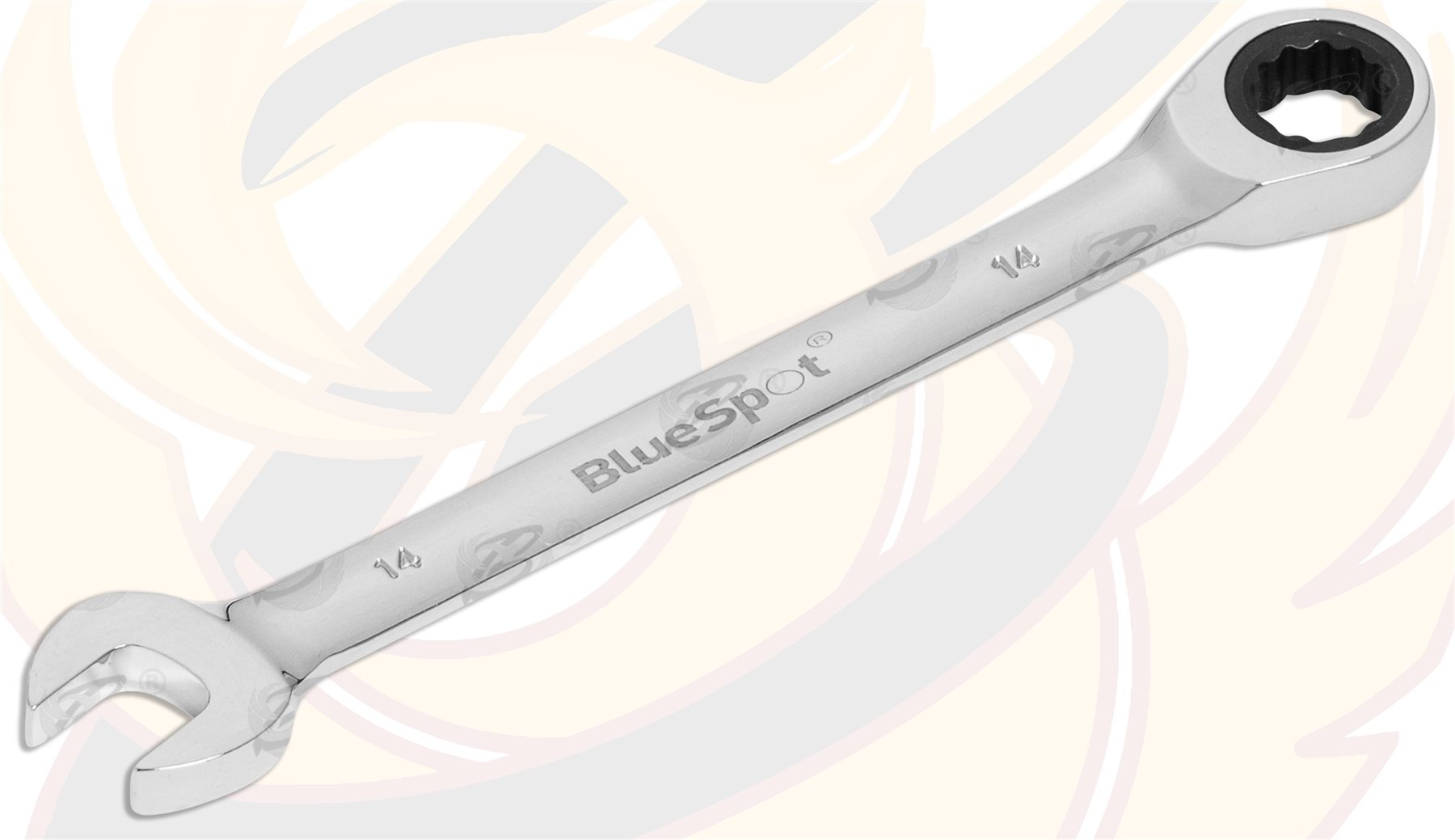 BlueSpot 14mm 72 Tooth Ratchet Spanner ( Single ) 05108