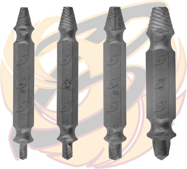 BERGEN 4PCS SCREW EXTRACTOR SET