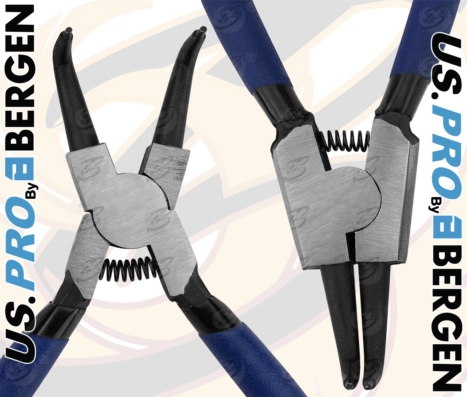 US Pro 4 Piece 7" Circlip pliers Set 2256