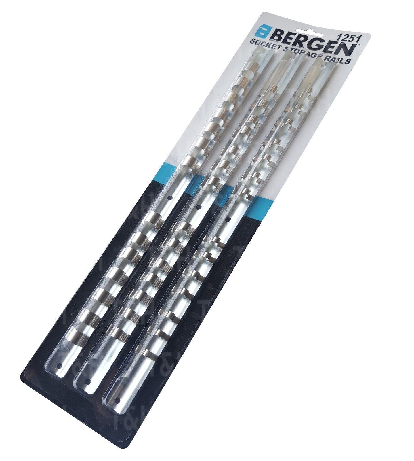 US Pro 3 Piece 1/4" & 3/8" & 1/2" Drive Socket Rails 3433