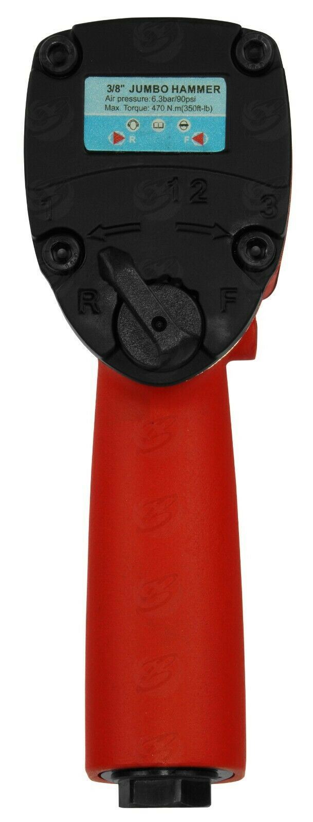 US PRO 3/8" DRIVE MINI COMPOSITE AIR IMPACT WRENCH 380Nm