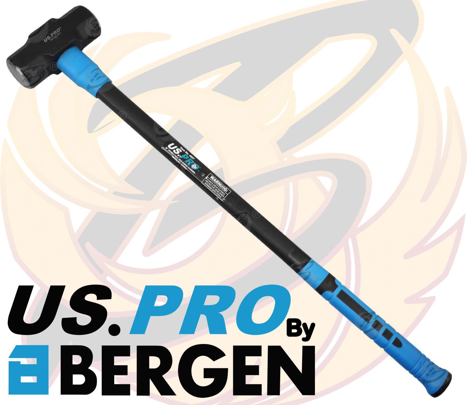 US PRO 4.5KG 36" LONG FIBREGLASS SLEDGE HAMMER