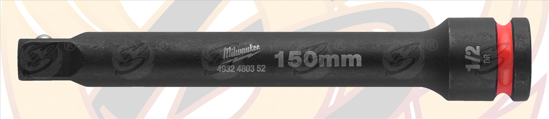 MILWAUKEE 23PCS 1/2" DRIVE 6 POINT DEEP & SHALLOW IMPACT SOCKETS & ADAPTER SET 10MM - 24MM ( SHOCKWAVE IMPACT DUTY )