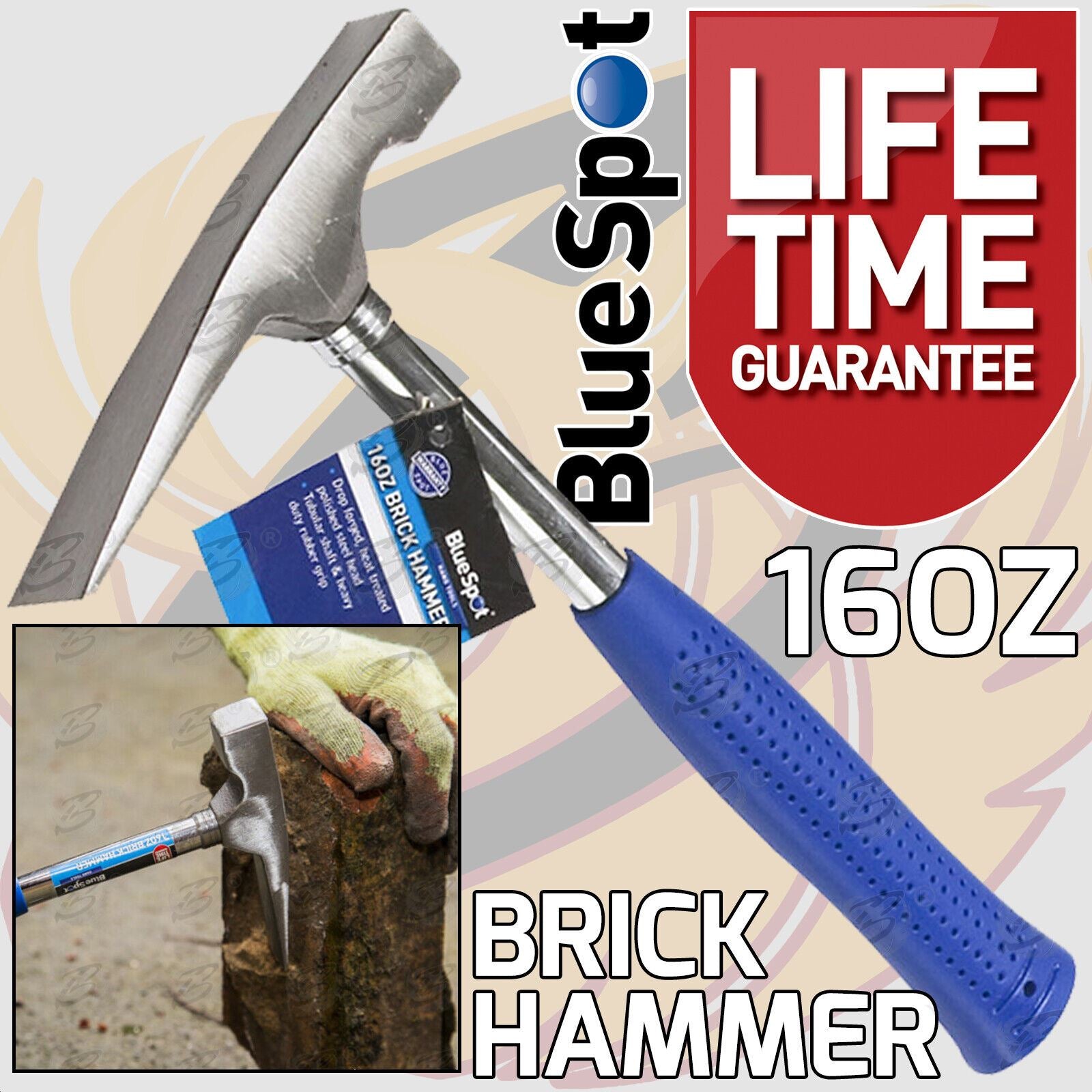 BlueSpot 16Oz Brick Hammer 26565