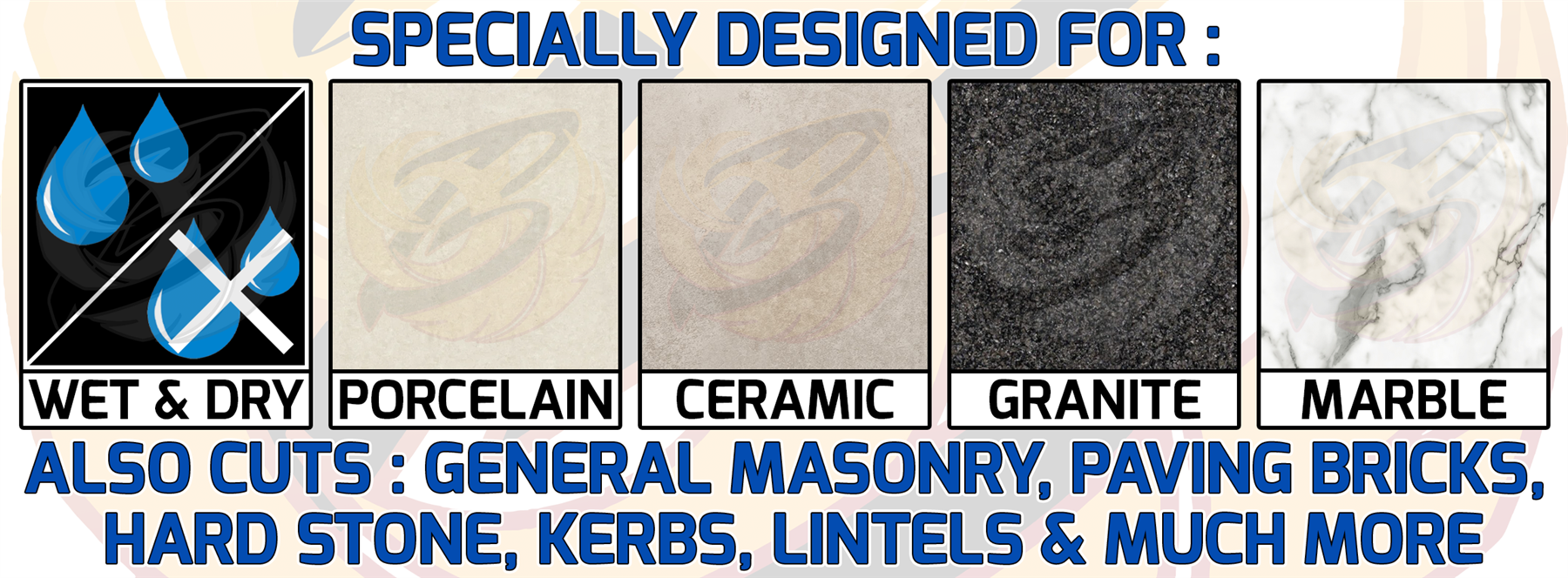 BlueSpot 9" / 230mm Turbo Diamond Cutting Disc 19538