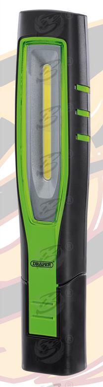 DRAPER RECHARGEABLE SMD LED 7W WORK LIGHT ( GREEN )