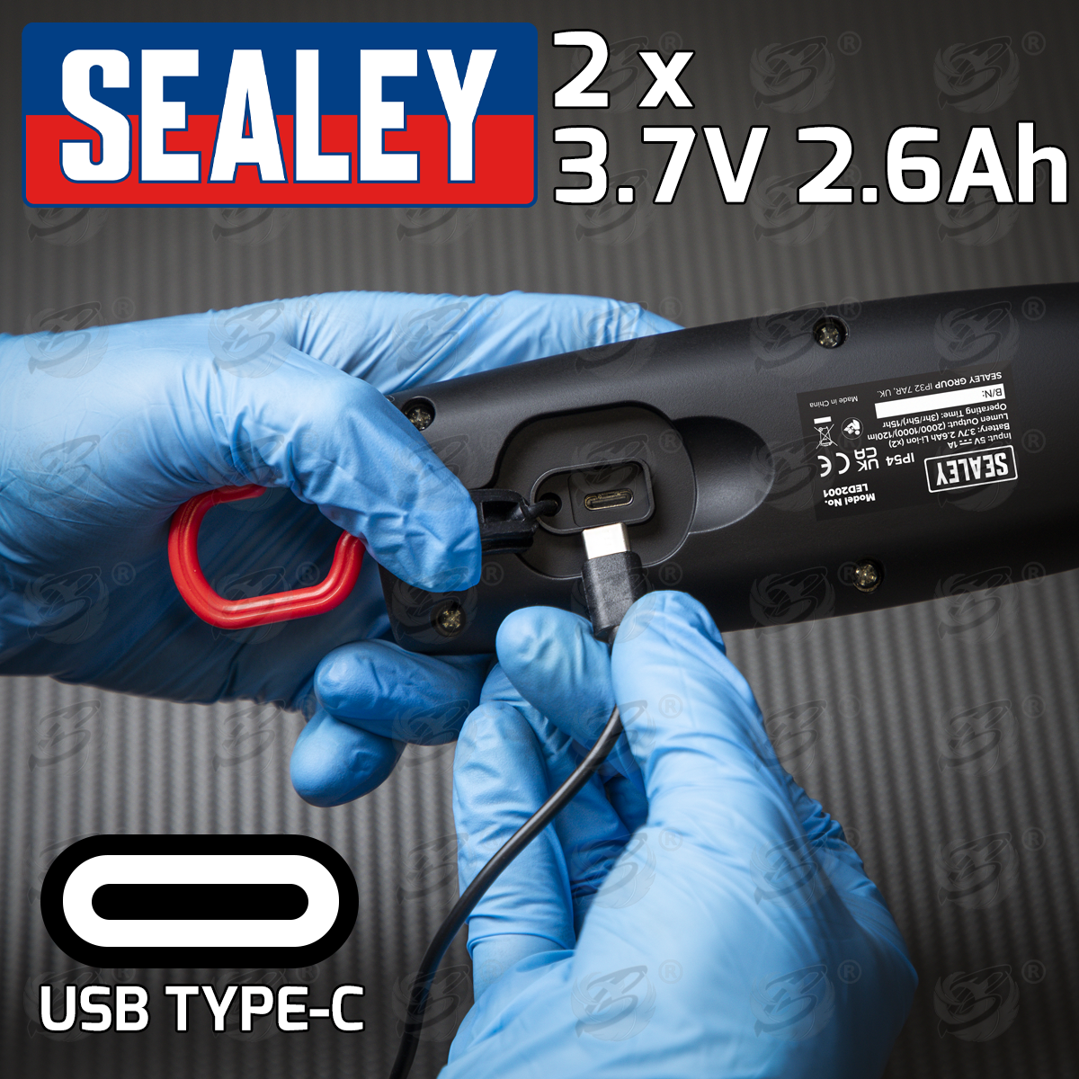 Sealey Rechargeable Cob Led Li - Ion Work Light ( 2000Lm ) ( LED2001 )