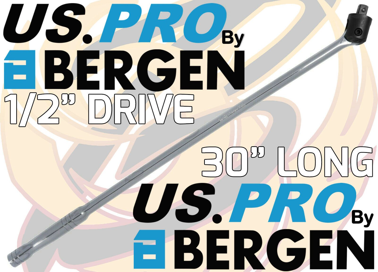 US PRO 1/2" DRIVE 30" LONG BREAKER BAR