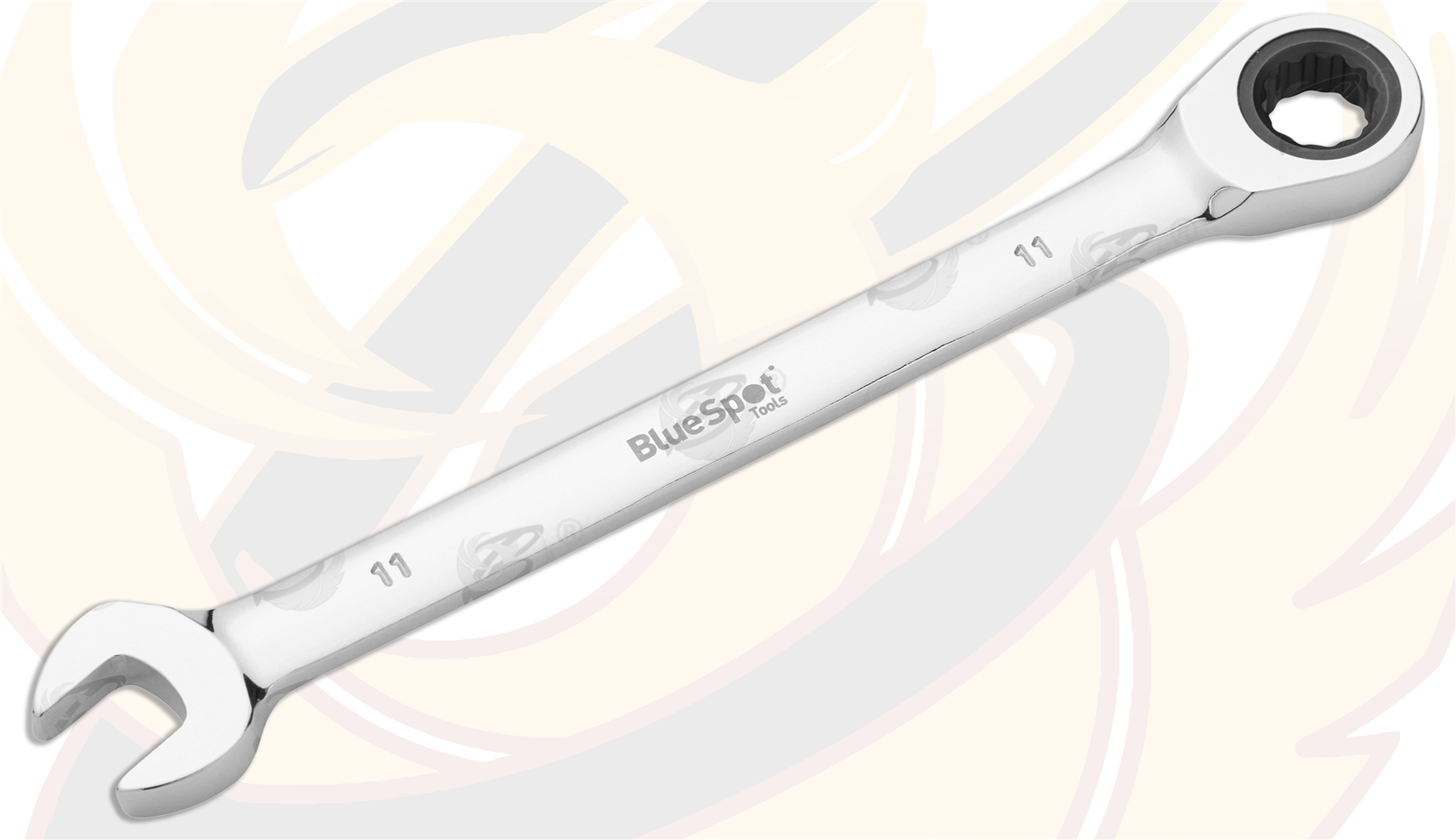 BlueSpot 11mm 72 Tooth Ratchet Spanner ( Single ) 05122
