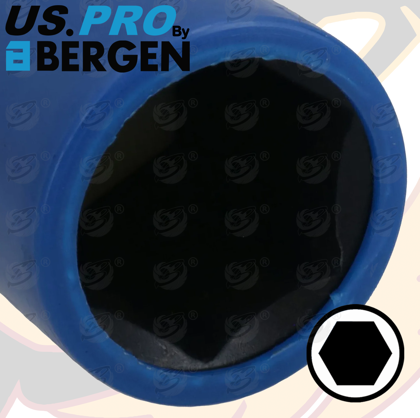 US Pro 21mm 1/2" Drive 6 Point Deep Impact Alloy Wheel Nut Socket ( 3760 )